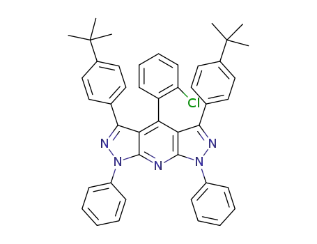 3,5-bis(4-tert-butylphenyl)-4-(2-chlorophenyl)-1,7-diphenyl-1,7-dihydrodipyrazolo[3,4-b:4',3'-e]pyridine