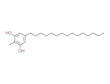 Molecular Structure of 16737-82-9 (2-methyl-5-pentadecylbenzene-1,3-diolato(2-))