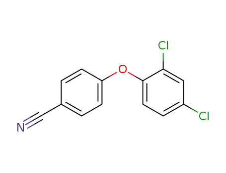 Molecular Structure of 24789-52-4 (4-(2,4-DICHLOROPHENOXY)BENZENECARBONITRILE)