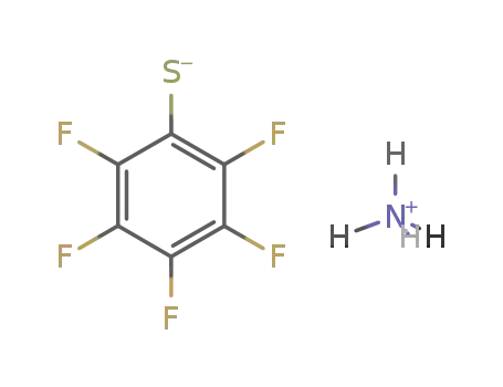 NH<sub>4</sub><sup>(1+)</sup>*SC<sub>6</sub>F<sub>5</sub><sup>(1-)</sup>=NH<sub>4</sub>SC<sub>6</sub>F<sub>5</sub>