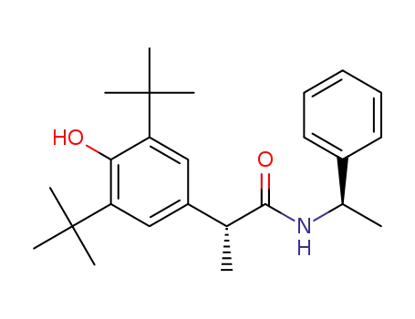(R)-N-[(R)-1-phenylethyl]-2-(3,5-di-tert-butyl-4-hydroxyphenyl)propanamide