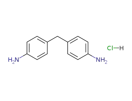 Molecular Structure of 79487-57-3 (Benzenamine, 4,4'-methylenebis-, monohydrochloride)