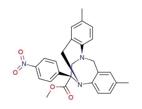 (5R,11S,14S)-methyl 2,8-dimethyl-14-(4-nitrophenyl)-6,12-dihydro-5,11-ethanodibenzo[b,f][1,5]diazocine-14-carboxylate