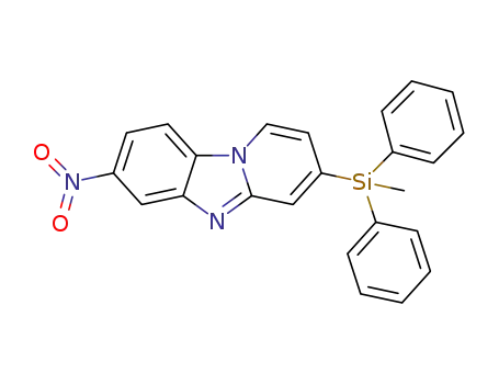 3-methyldiphenylsilyl-7-nitropyrido[1,2-a]benzimidazole