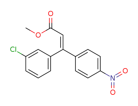 methyl (Z)-3-(3-chlorophenyl)-3-(4-nitrophenyl)acrylate
