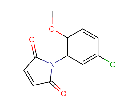 1H-Pyrrole-2,5-dione,1-(5-chloro-2-methoxyphenyl)-