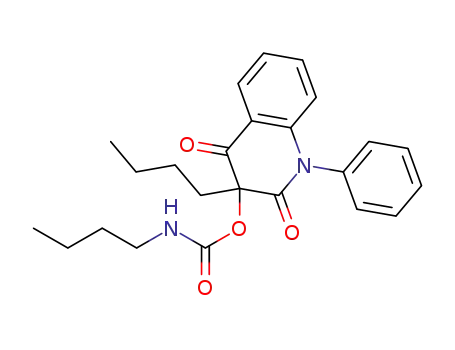 3-butyl-1,2,3,4-tetrahydro-2,4-dioxo-1-phenylquinolin-3-yl butylcarbamate