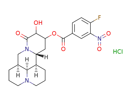 14-hydroxy-13-(4-fluoro-3-nitro)benzoyloxymatrine hydrochloride