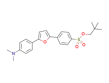 4-(5-(4-(dimethylamino)phenyl)furan-2-yl)benzenesulfonic acid 2,2-dimethylpropyl ester