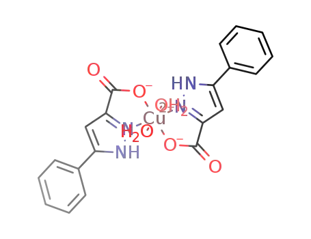 Molecular Structure of 1143579-32-1 ([Cu(5-phenyl-1H-pyrazole-3-carboxylate)2(H<sub>2</sub>O)2])