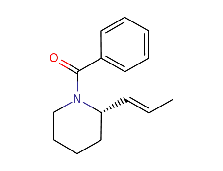 (E)-1-N-benzoyl-2-(prop-1-enyl)piperidine