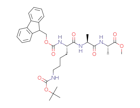 Nα-Fmoc-Nε-Boc-lysylalanylalanine methyl ester