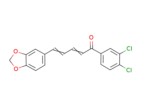 1-(3,4-dichlorophenyl)-5-(3,4-dimethoxymethylenephenyl)penta-2,4-dien-1-one