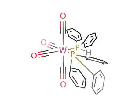 W(CO)4(PPh<sub>3</sub>)(PPh<sub>2</sub>H)