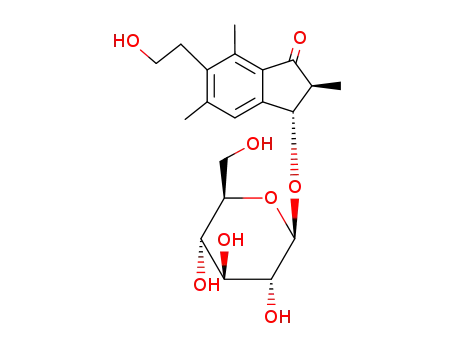 Molecular Structure of 60657-36-5 (Pterosin C 3-glucoside)