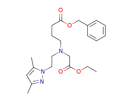 benzyl 4-((2-(3,5-dimethylpyrazol-1-yl)ethyl)(2-ethoxy-2-oxoethyl)amino)butanoate