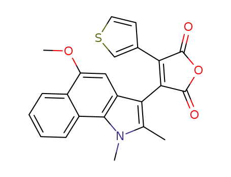 3-(5-methoxy-1,2-dimethyl-1H-benzo[g]indol-3-yl)-4-(3-thienyl)furan-2,5-dione
