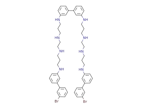 Molecular Structure of 1264754-14-4 (N<sup>(1)</sup>,N(1')-(biphenyl-3,3'-diyl)bis[N<sub>3</sub>-[2-[3-(3'-bromobiphenyl-3-ylamino)propylamino]ethyl]propane-1,3-diamine])