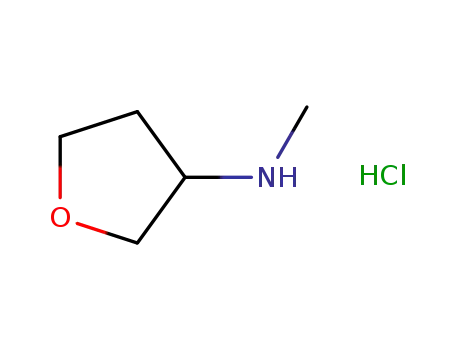 Molecular Structure of 917882-94-1 (METHYL-(TETRAHYDRO-FURAN-3-YL)-AMINE HCL)