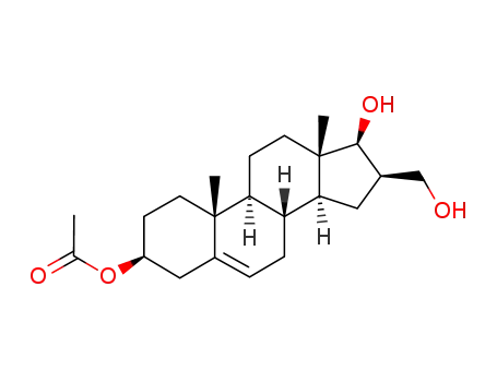 16β-hydroxymethylandrost-5-ene-3β,17β-diol 3-acetate