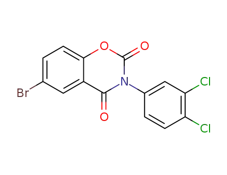 2H-1,3-Benzoxazine-2,4(3H)-dione, 6-bromo-3-(3,4-dichlorophenyl)-