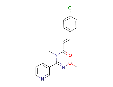 (E)-N-[(Z)-methoxyimino-3-pyridylmethyl]-N-methyl-3-(4-chlorophenyl)propenamide