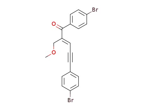 (E)-1,5-bis(4-bromophenyl)-2-(methoxymethyl)pent-2-en-4-yn-1-one