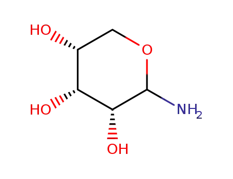 Molecular Structure of 43179-09-5 (D-ribopyranosylamine)