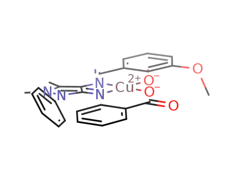 [(O<sub>2</sub>CC<sub>6</sub>H<sub>4</sub>NCN(C<sub>6</sub>H<sub>5</sub>)N(CH<sub>3</sub>)C(CH<sub>3</sub>)CNCHC<sub>6</sub>H<sub>3</sub>(OCH<sub>3</sub>)O)Cu]