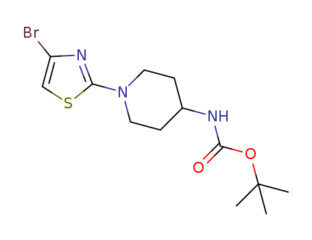 tert-Butyl (1-(4-bromothiazol-2-yl)piperidin-4-yl)carbamate
