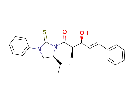 (2R,3S,E)-3-hydroxy-1-[(S)-5-isopropyl-3-phenyl-2-thioxoimidazolidin-1-yl]-2-methyl-5-phenylpent-4-en-1-one