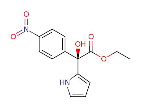 ethyl 2-hydroxy-2-(4-nitrophenyl)-2-(1H-pyrrol-2-yl)acetate