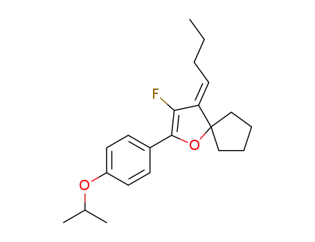 4-butylidene-3-fluoro-2-(4-isopropoxyphenyl)-1-oxaspiro[4.4]non-2-ene