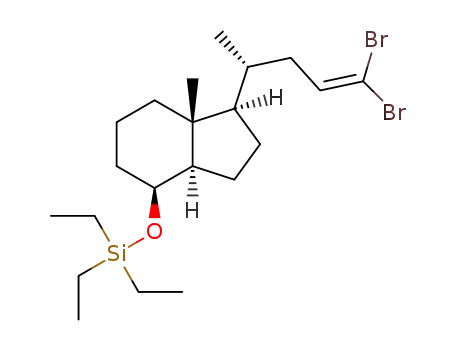 des-A,B-8β-triethylsililoxy-24,24-dibromo-23-cholene