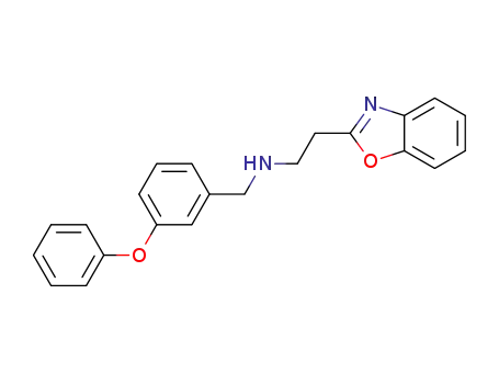 Molecular Structure of 1347646-76-7 (2-[2-(3-phenoxybenzylamino)ethyl]benzoxazole)