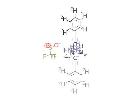 trans-[Cr(1,4,8,11-tetraazacyclotetradecane)(CCC<sub>6</sub>D<sub>5</sub>)2]OTf