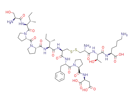 C<sub>59</sub>H<sub>93</sub>N<sub>13</sub>O<sub>18</sub>S<sub>2</sub>