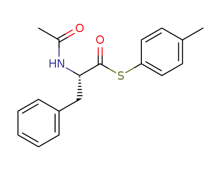 N-Ac-D-phenylalanine p-toluene thiol ester