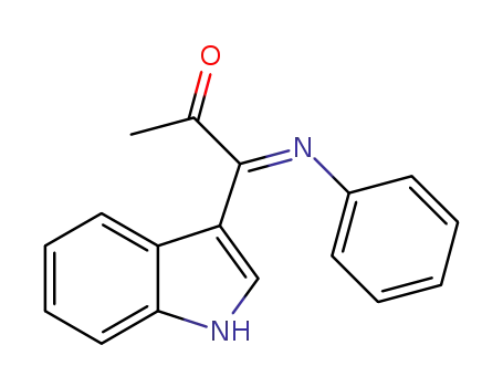 (E)-1-(1H-Indol-3-yl)-1-(phenylimino)propan-2-one