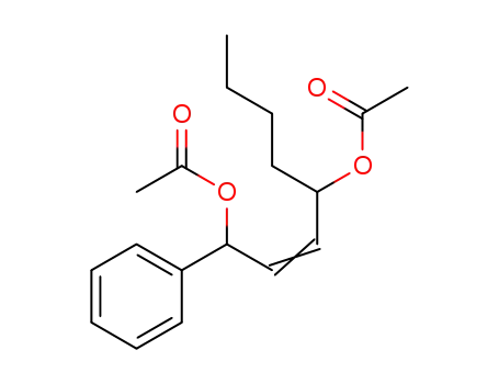Molecular Structure of 1346745-35-4 (1-phenyl-1,4-diacetoxy-2-octene)