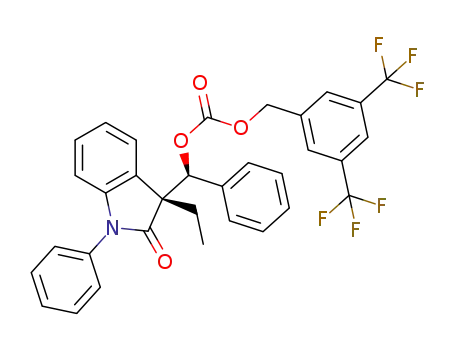 C<sub>33</sub>H<sub>25</sub>F<sub>6</sub>NO<sub>4</sub>
