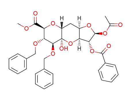 methyl (1R,3S,4R,5S,7R,9R,11S,12S,13S)-5-(acetyloxy)-4-(benzoyloxy)-12,13-bis(benzyloxy)-1-hydroxy-2,6,10-trioxatricyclo[7.4.0.0<sup>3,7</sup>]tridecane-11-carboxylate