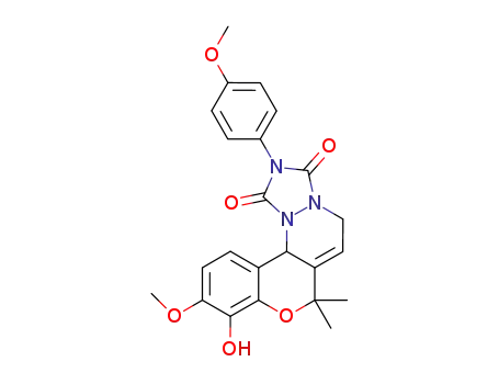 C<sub>23</sub>H<sub>23</sub>N<sub>3</sub>O<sub>6</sub>