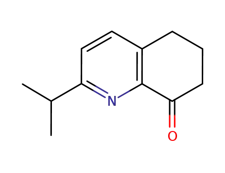 Molecular Structure of 1369217-33-3 (2-isopropyl-5,6,7-trihydroquinolin-8-one)