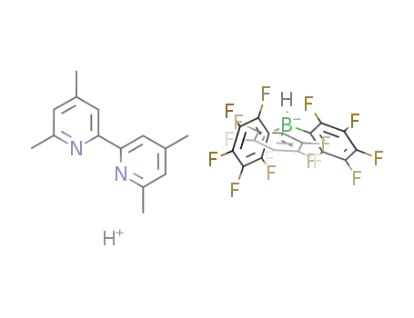 Molecular Structure of 1358811-15-0 ([(2,2'-HN(4,6-Me<sub>2</sub>)C<sub>5</sub>H<sub>2</sub>C<sub>5</sub>H<sub>2</sub>(4,6-Me<sub>2</sub>)N][HB(C<sub>6</sub>F<sub>5</sub>)3])