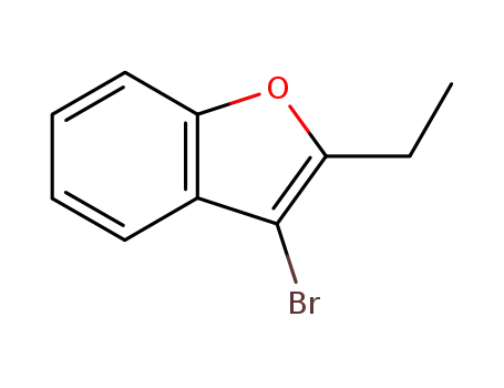 Molecular Structure of 325465-53-0 (3-bromo-2-ethyl-1-benzofuran)