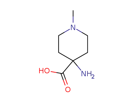 Molecular Structure of 15580-66-2 (4-AMINO-1-METHYL-4-PIPERIDINECARBOXYLIC ACID)