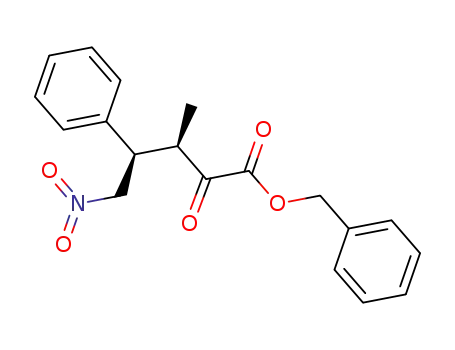 (3R,4R)-benzyl 3-methyl-5-nitro-2-oxo-4-phenylpentanoate