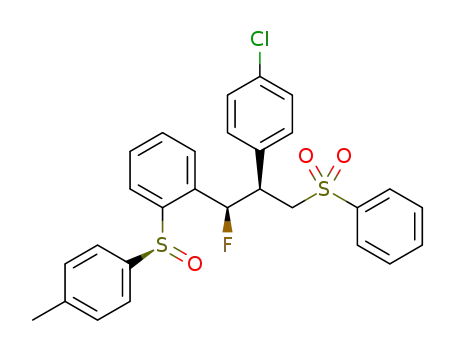 C<sub>28</sub>H<sub>24</sub>ClFO<sub>3</sub>S<sub>2</sub>