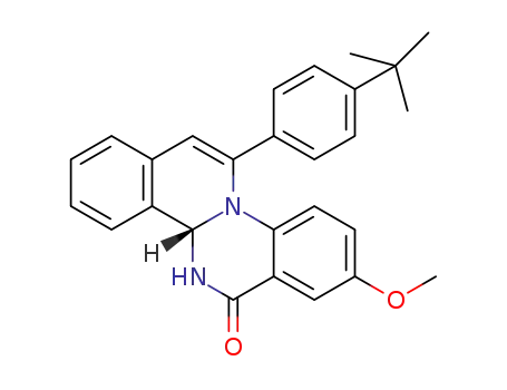 (S)-12-(4-tert-butylphenyl)-4b,5-dihydro-8-methoxyisoquinolino[2,1-a]quinazolin-6-one